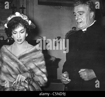 Gina Lollobrigida, Vittorio de Sica, 1958 Banque D'Images