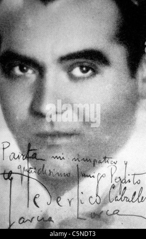 Federico Garcia Lorca, 1898-1936, portrait, fuente vaqueros, Espagne Banque D'Images