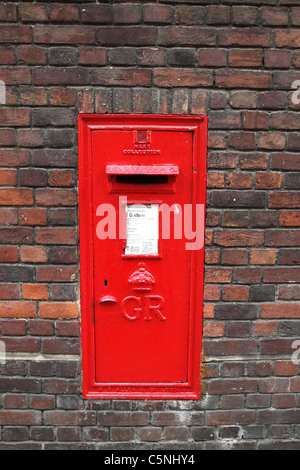 Royal Mail géorgienne lettre fort en Angleterre Cambridge mur Banque D'Images