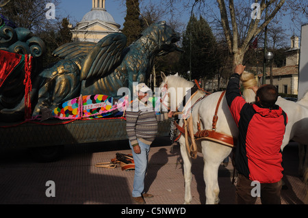 ' Enterrement de la Sardine" Fin de carnaval à .Madrid Communauté de Madrid. Espagne Banque D'Images