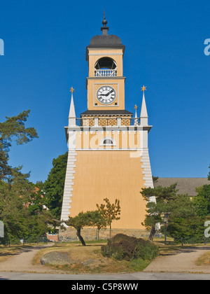 En 1700 construire clocher de l'église de l'amirauté dans le parc de l'Amirauté, Karlskrona municipalité, comté de Blekinge, Suède, Europe Banque D'Images