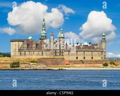 Le Château de Kronborg, hameau de la municipalité d'Elseneur, Région Hovedstaden, île de la Nouvelle-Zélande, le Danemark, Europe Banque D'Images