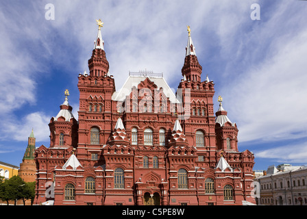 Musée historique, sur la place Rouge à Moscou, Russie. Banque D'Images