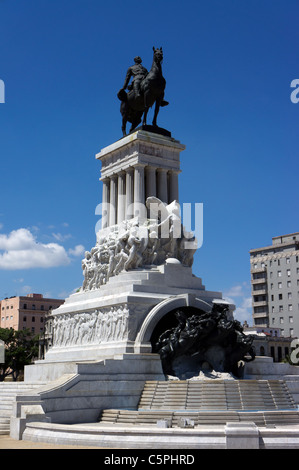 Monument à y Máximo Gómez Báez, Parque Martires del 71, La Havane, Cuba Banque D'Images