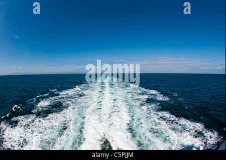 À l'arrière de la Brittany Ferries MV Pont Aven Banque D'Images