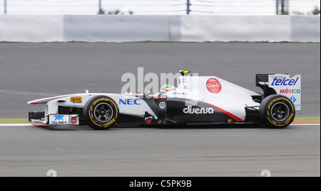 Sergio Perez (MEX), Sauber lors de la German Grand Prix de Formule 1 au Nürburgring Banque D'Images