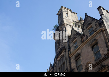 Les bâtiments sur la rue Victoria, Édimbourg, Écosse Banque D'Images