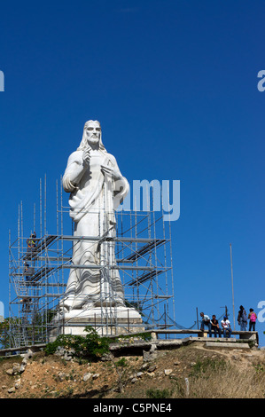 Le Christ de La Havane (Cristo de La Habana), La Havane, Cuba. Travaux de la sculpteur cubain Jilma Madera. Banque D'Images