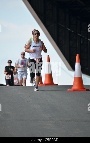 London Triathlon 2011 - Glissière Banque D'Images