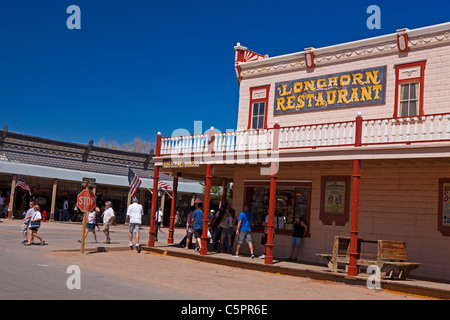 Le Restaurant Longhorn, Tombstone, Arizona, États-Unis d'Amérique Banque D'Images