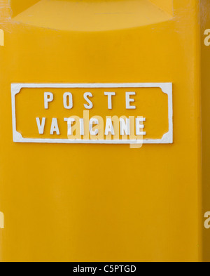 Poste Vaticane enseigne à l'extérieur du bureau de poste Banque D'Images