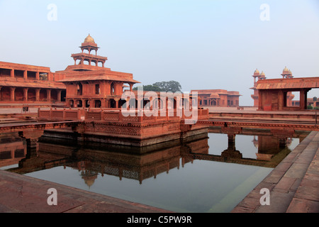 Diwan-i-Khas, Akbar's palace (1569-1572), UNESCO World Heritage site, Fatehpur Sikri, Inde Banque D'Images