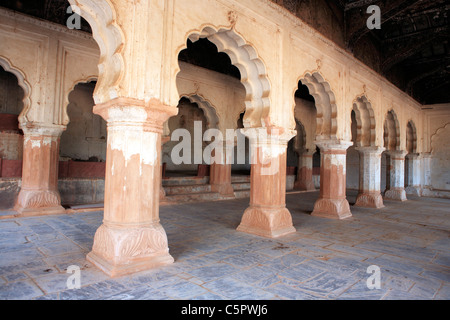 Ram Raja palace (fin xvie siècle), Orchha, état du Madhya Pradesh, Inde Banque D'Images