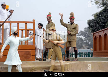 Défilé des membres et les ministères dans la journée de la République (26 janvier), Netaji Subhash Marg, New Delhi, Inde Banque D'Images