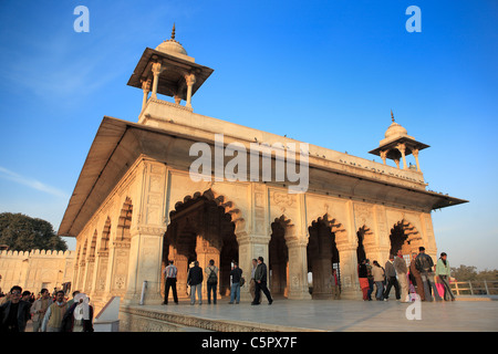 Fort Rouge, Diwan-i Khas (1638-1648), Delhi, Inde Banque D'Images