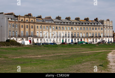 La Norfolk Crescent, hayling island, Hampshire, Royaume-Uni Banque D'Images