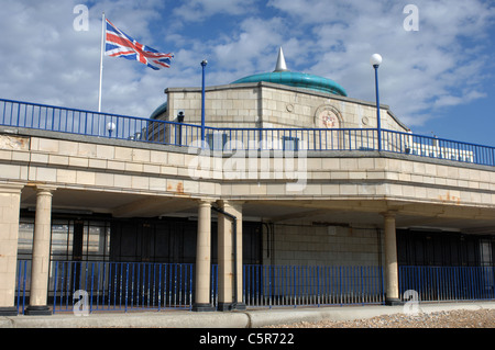 Kiosque à musique, Grand Parade, Eastbourne, East Sussex, Angleterre, Royaume-Uni. Banque D'Images