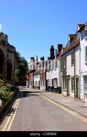 L'ancienne rue principale de Marlborough dans le Wiltshire Banque D'Images