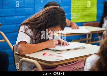 Middle School à Canton La Junta, Comalapa Chalatenango, El Salvador Banque D'Images