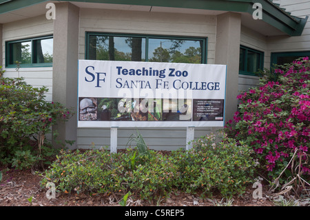 Santa Fe College Zoo Enseignement Gainesville en Floride. Banque D'Images