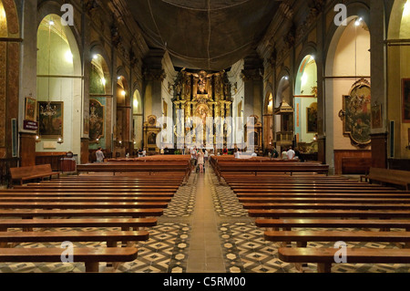 Église paroissiale de Sant Bartomeu, San Bartolome, Soller, Majorque, Espagne, Europe Banque D'Images