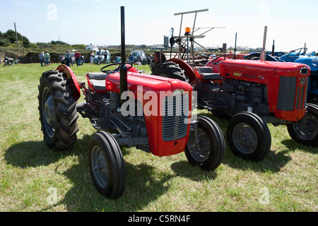 Massey Ferguson 290 St Buryan vintage rally de tracteur Banque D'Images