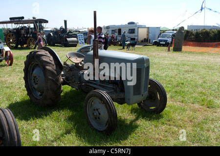 St Buryan vintage rally de tracteur Banque D'Images