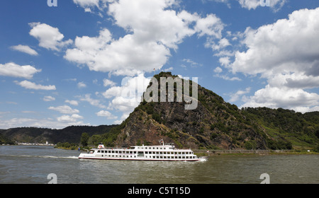 Allemagne, Rhénanie-Palatinat, rocher de Lorelei Banque D'Images