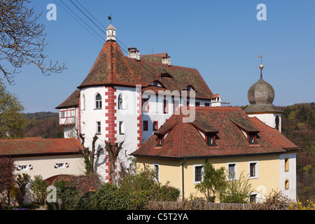 L'Allemagne, la Bavière, la Franconie, Haute-Franconie, Suisse franconienne, Vue du château de Écran bavaroises Banque D'Images