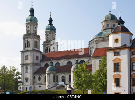 Allemagne, Bavière, souabe, Allgaeu, Kempten, vue de la basilique de Lorenz Banque D'Images