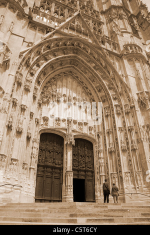 Cathédrale de St Peter, Beauvais, Picardie, Oise France Banque D'Images