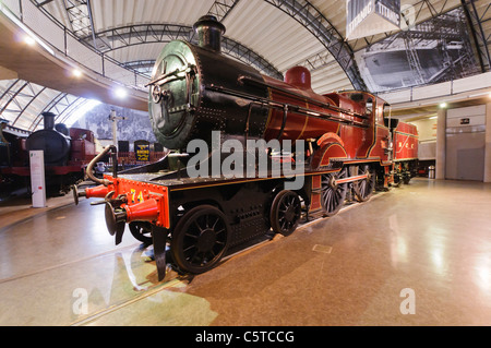 4-4-4 en train à vapeur irlandais de l'Ulster, le Musée des Transports Cultra Banque D'Images