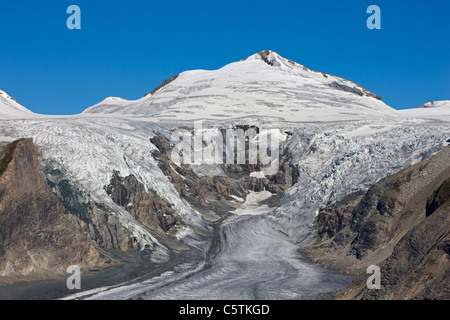 L'Autriche, la montagne Grossglockner, le Johannisberg, Pasterze Banque D'Images