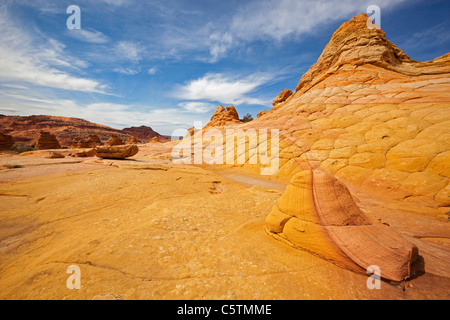 USA, Utah, Coyote Buttes, Paria Canyon, Rock formations Banque D'Images