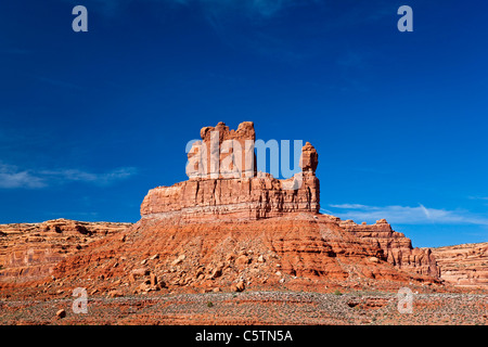 USA, Utah, la Vallée des Dieux, paysage désertique Banque D'Images