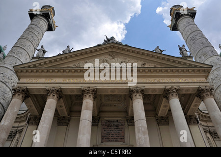 Eglise de Saint Charles, Karlskirche, Vienne, Autriche, Europe, juin 2011 Banque D'Images