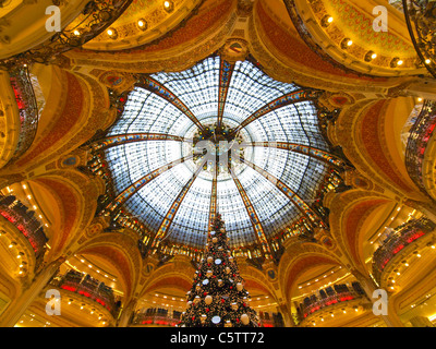 Paris, centre commercial Galeries Lafayette, France Banque D'Images
