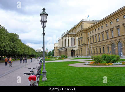 Le Residenz Munich, l'ancien palais royal des rois bavarois dans le centre de la ville Munich Banque D'Images