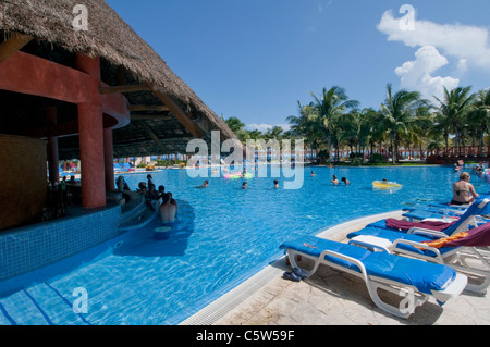 Barceló Maya Tropical Resort, Riviera Maya, péninsule du Yucatan, Mexique Banque D'Images