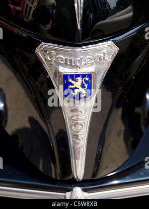 Peugeot 203, Italie, Lombardie, Brescia Banque D'Images