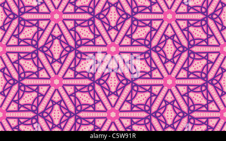 Seamless pattern fond écran formé à partir de la lettre arabe Taw. Banque D'Images