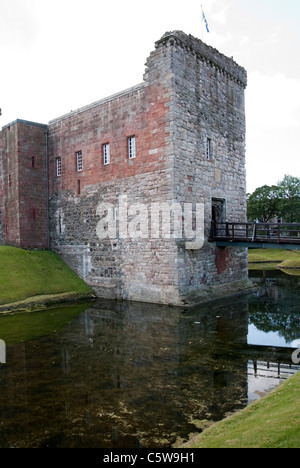 Nord-est de l'aspect du château de Rothesay, Isle of Bute Argyll Scotland UK United Kingdom Banque D'Images