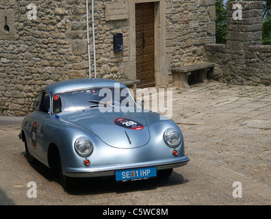 Porsche 356 1500, Saint-Marin Banque D'Images