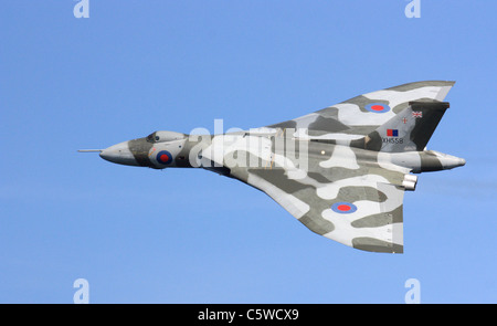 Bombardier Vulcan XH558 Spirit of Great Britain, Sunderland Air Show 2011, Angleterre du Nord-est, Royaume-Uni Banque D'Images