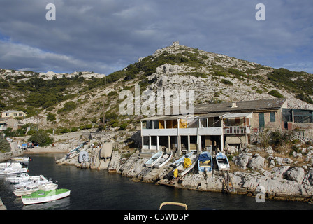 Calanques de Callelongue Marseille Provence-Cote d'Azur France Banque D'Images