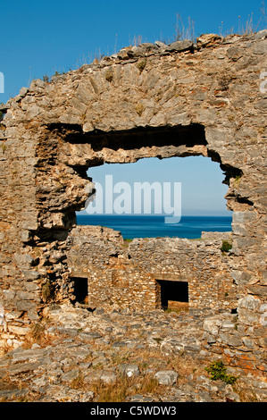 Anemurium province romaine de Cilicie turque Turquie Anamur Banque D'Images