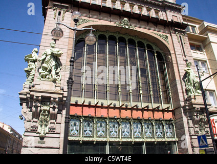 Elisseeff Emporium, Nevsky Prospect, Saint Petersburg, Russie Banque D'Images