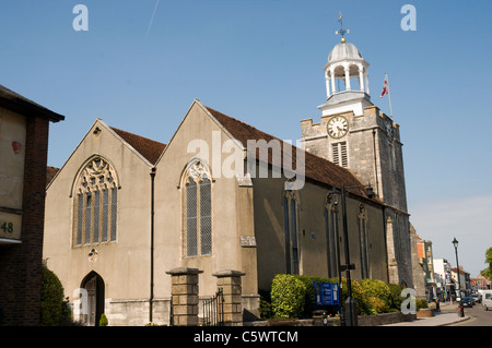 St Thomas & All Saints Church à Lymington, Hampshire. L'église a été rénové en 2010. Banque D'Images