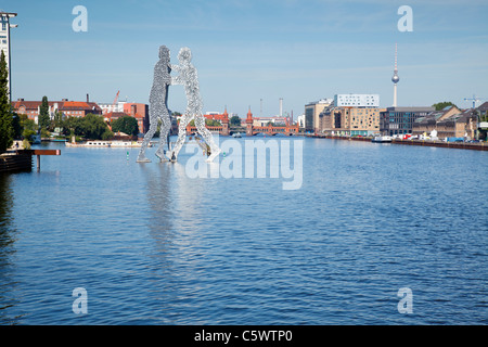 Spree avec Molecule Man, Berlin, Allemagne Banque D'Images