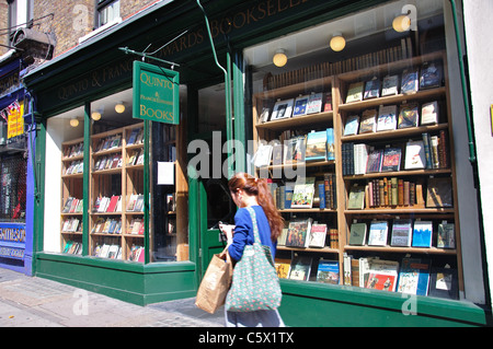 Quinto Books, Charing Cross Road, Covent Garden, City of Westminster, London, Greater London, Angleterre, Royaume-Uni Banque D'Images